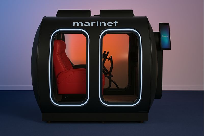 nef1001 2 kişilik wellness chambers siyah